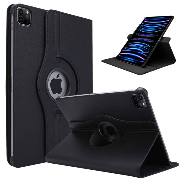 For iPad Pro 11 inch 2nd 2020 3rd 2021 4th 2022 Case 360 Degrees Rotating PU Leather Cover 360