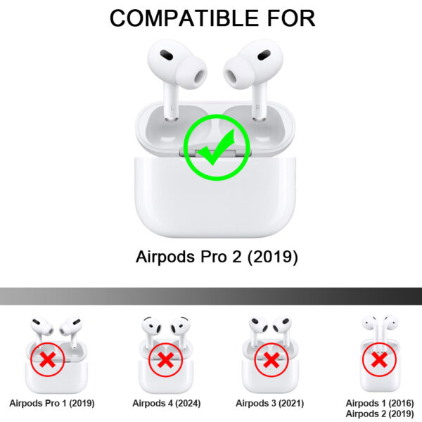 For Apple AirPods Pro 2nd 2019 TPU Silicon Case Cover - Image 2