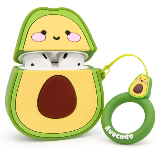 For Apple AirPods 1st 2016 AirPods 2nd 2019 Case Cover Avocado - Image 3