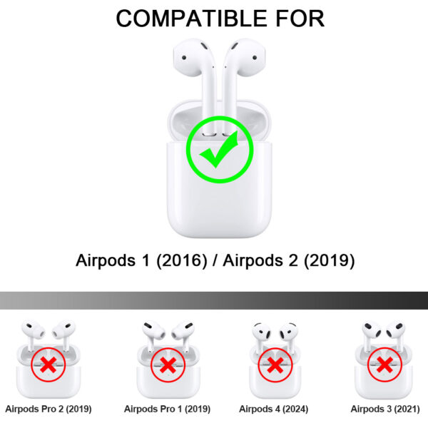 For Apple AirPods 1st 2016 AirPods 2nd 2019 Case Cover Lucky Cat - Image 2