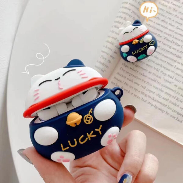For Apple AirPods Pro 1st 2019 Case Cover Lucky Cat - Image 3