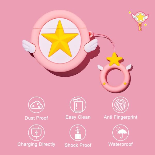 For Apple AirPods 1st 2016 AirPods 2nd 2019 Case Cover Star - Image 5