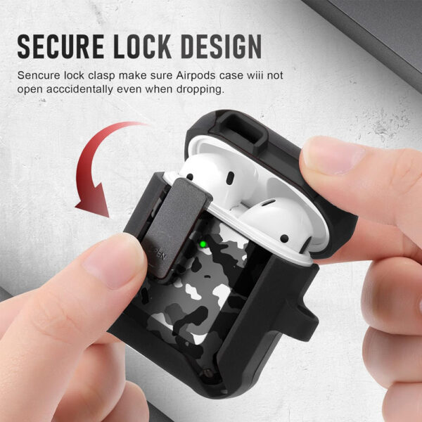 For Apple AirPods 1st 2016 AirPods 2nd 2019 Military Hybrid Case Cover - Image 4