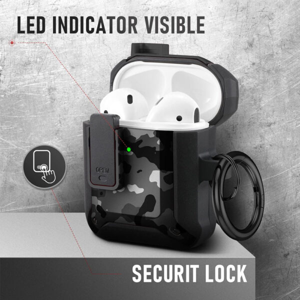 For Apple AirPods 1st 2016 AirPods 2nd 2019 Military Hybrid Case Cover - Image 3