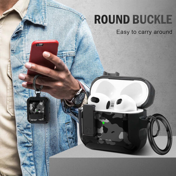For Apple AirPods 3rd 2021 Military Hybrid Case Cover - Image 4