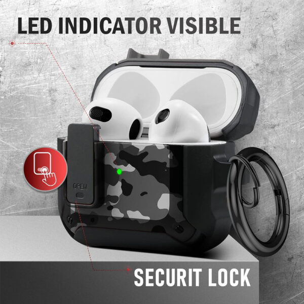 For Apple AirPods 3rd 2021 Military Hybrid Case Cover - Image 5