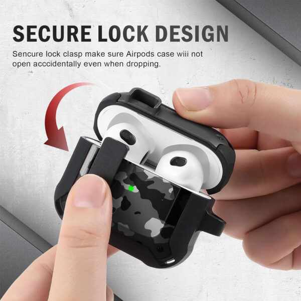 For Apple AirPods 3rd 2021 Military Hybrid Case Cover - Image 3