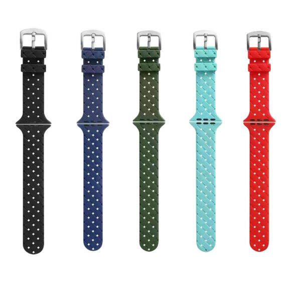 38mm 40mm 41mm Soft Silicone Sport Replacemen Bands For Apple Watch Series - Image 12