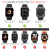 38mm 40mm 41mm Braided Solo Loop Band and Case Cover For Apple Watch Series - Image 2
