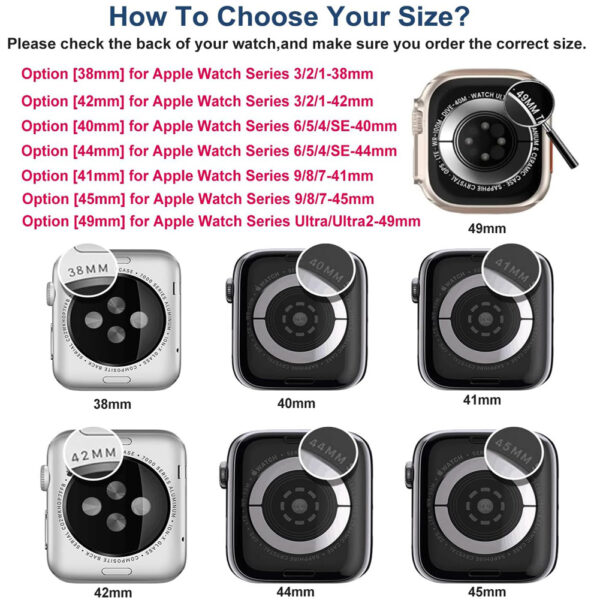 38mm 40mm 41mm Braided Solo Loop Band and Case Cover For Apple Watch Series - Image 3