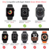 42mm 44mm 45mm Braided Solo Loop Band and Case Cover For Apple Watch Series - Image 2