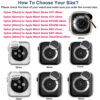 42mm 44mm 45mm Braided Solo Loop Band and Case Cover For Apple Watch Series - Image 3