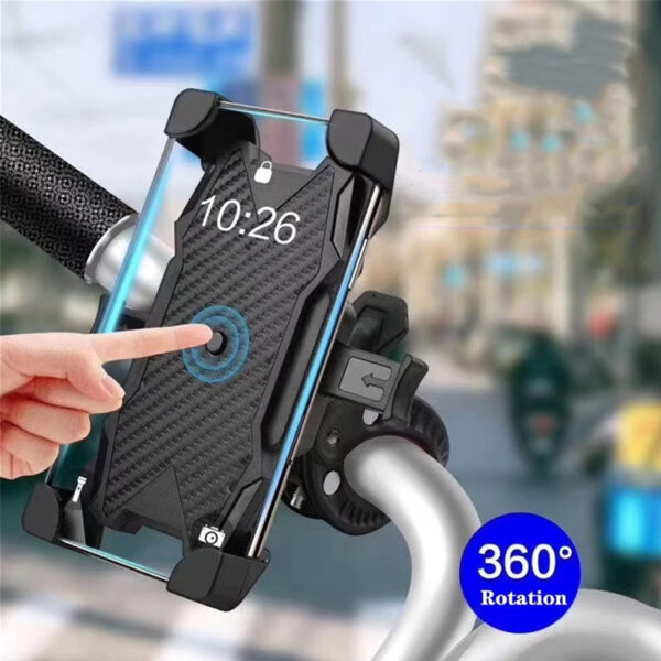 Phone Holder Handlebar Mount, for Motorcycle MTB Bike Bicycle GPS, BKMT03 - Image 8