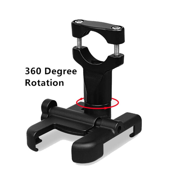 Phone Holder Handlebar Mount, for Motorcycle MTB Bike Bicycle GPS, BKMT04 - Image 2
