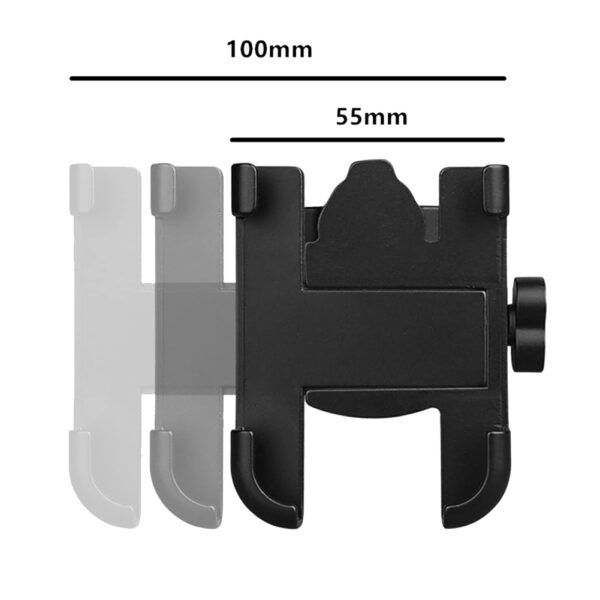 Phone Holder Handlebar Mount, for Motorcycle MTB Bike Bicycle GPS, BKMT04 - Image 3