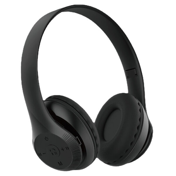 Wireless Bluetooth Headphones, Over Ear Foldable Gaming Headset, Built-in Microphone 1FM 1SD Card Slot, High-Fidelity Sound for Universal Cell Phone and Bluetooth Device