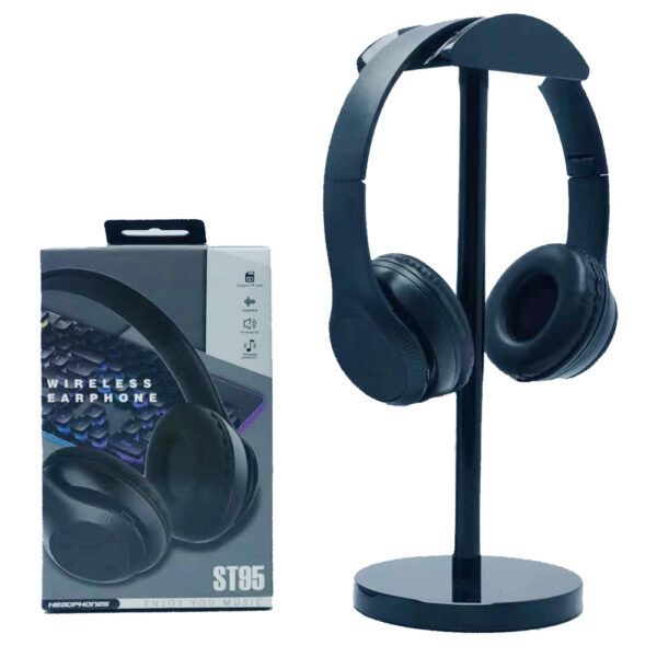 Wireless Bluetooth Headphones, Over Ear Foldable Gaming Headset, Built-in Microphone 1FM 1SD Card Slot, High-Fidelity Sound for Universal Cell Phone and Bluetooth Device - Image 2