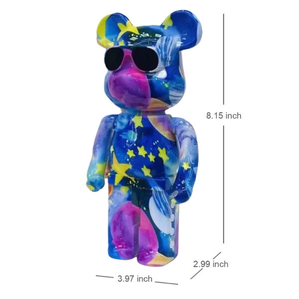 Portable Bluetooth Wireless Speakers, Fashion Cool Bear Style, B5 - Image 4