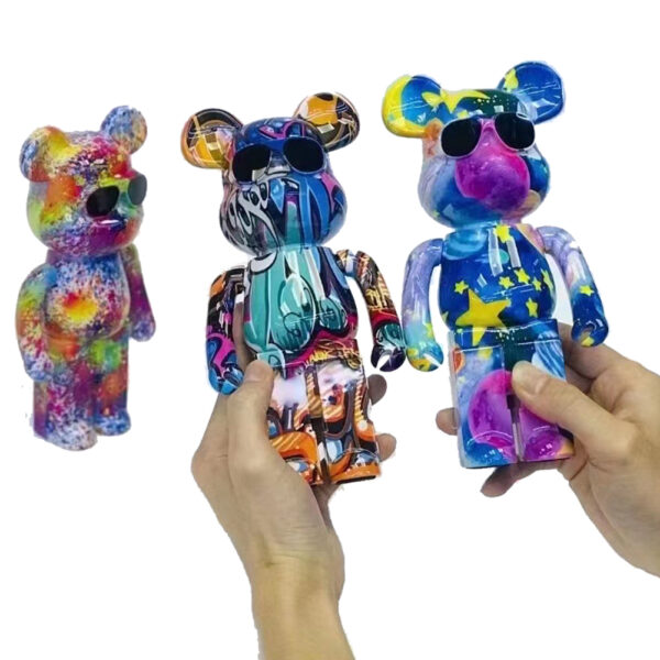 Portable Bluetooth Wireless Speakers, Fashion Cool Bear Style, B5 - Image 5