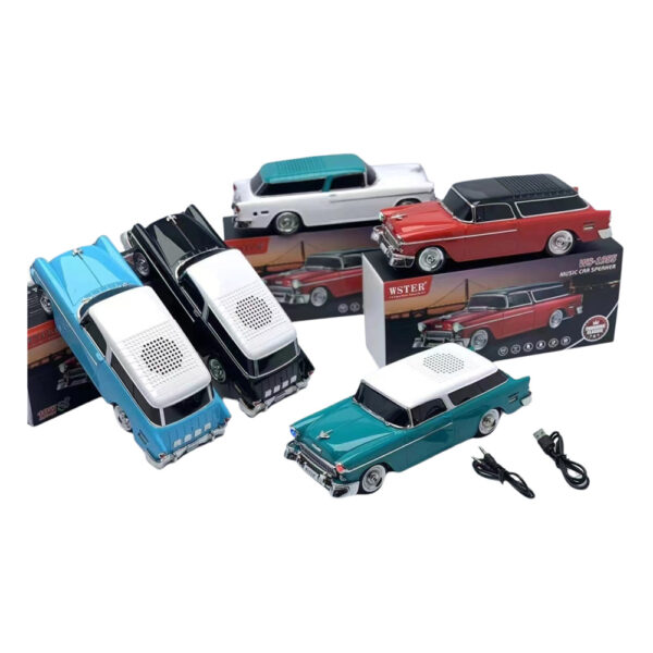 Portable Bluetooth Wireless Speakers, Fashion Cool Car Style, RGB Lights, without Kalack and Microphone, WS1955 - Image 3