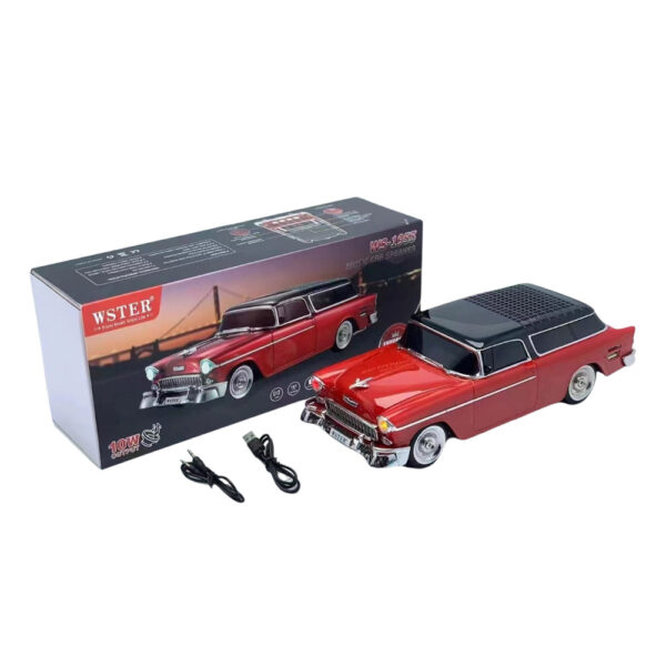 Portable Bluetooth Wireless Speakers, Fashion Cool Car Style, RGB Lights, without Kalack and Microphone, WS1955 - Image 5