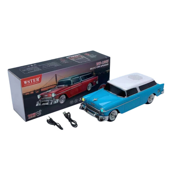 Portable Bluetooth Wireless Speakers, Fashion Cool Car Style, RGB Lights, without Kalack and Microphone, WS1955 - Image 6