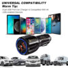 Car Charger Automobile Cigarette Adaptor, Dual USB-A Port QC 3.0 Fast Charging - Image 7