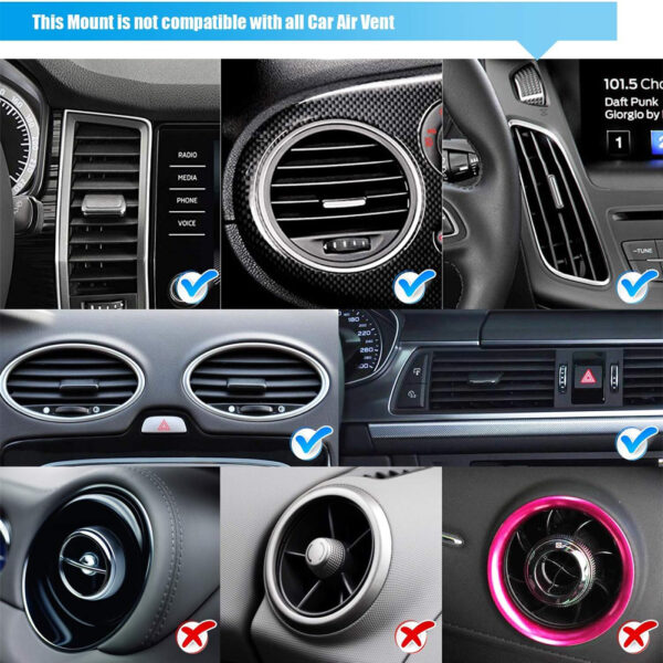 Car Phone Holder Mount for Car Air Vent CHD09 - Image 2