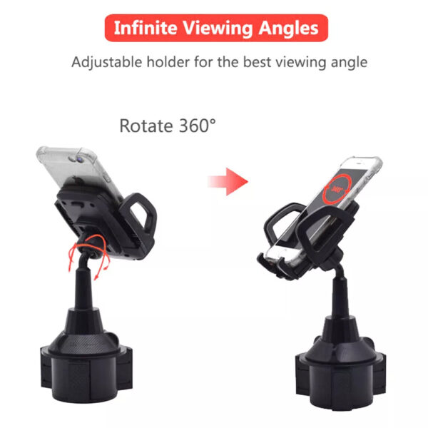 Car Cup Holder Phone Mount CHD12 - Image 5