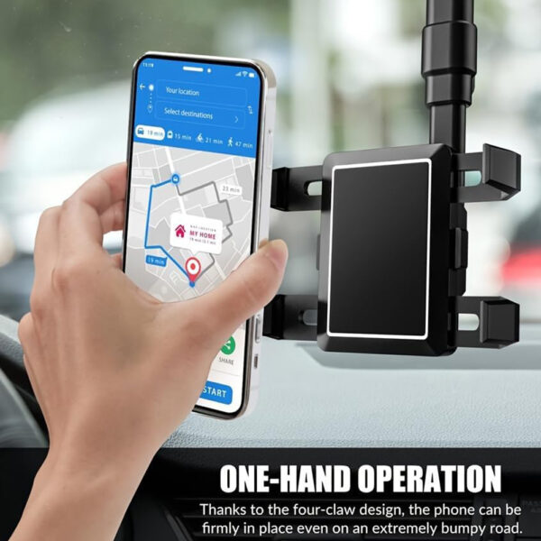 Car Phone Holder Mount, Multifunctional for Car Rearview Mirror / Desk Stand CHD14-MIR01 - Image 7