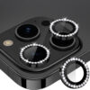 For iPhone 15 Pro Max Bling Rhinestones Camera Lens Tempered Glass Screen Protector CMA001 - Image 3