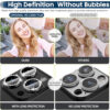 For iPhone 15 Pro Max Bling Rhinestones Camera Lens Tempered Glass Screen Protector CMA001 - Image 8