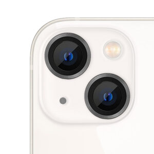 For iPhone 13 Single Metal Ring Camera Lens Tempered Glass Screen Protector