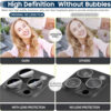 For iPhone 16 Pro Metal Ring Camera Lens Tempered Glass Screen Protector CMA002 - Image 7