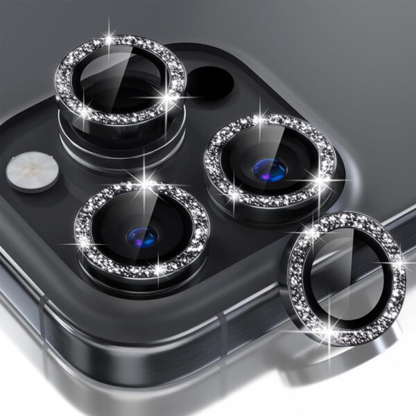 For iPhone 13 Pro Glitter Sparkle Tempered Glass Camera Lens Protector CMA003 - Image 4