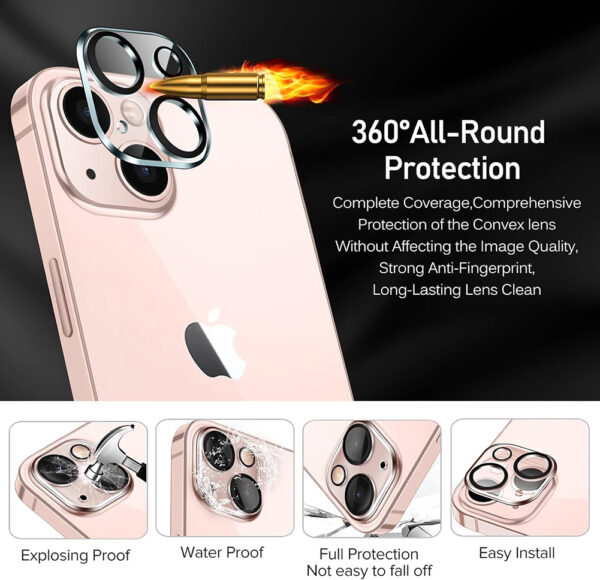 For iPhone 13 Camera Lens Tempered Glass Screen Protector - Image 3