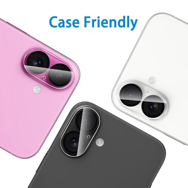 For iPhone 16 Plus Camera Lens Tempered Glass Screen Protector - Image 6