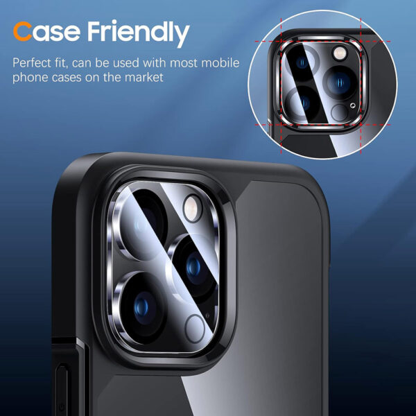 For iPhone 16 Pro Max Camera Lens Tempered Glass Screen Protector - Image 5