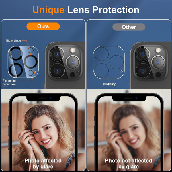 For iPhone 16 Pro Max Camera Lens Tempered Glass Screen Protector - Image 6
