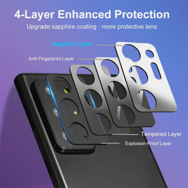 For Galaxy Note 20 Ultra Camera Lens Tempered Glass Screen Protector - Image 5