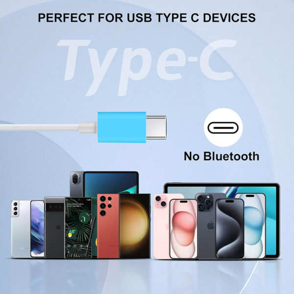 Wired Earbuds with USB-C Connector, In-Ear Headphones Earphones with Type-C Plug, Built-in Remote to Control Music/Phone Calls/Volume, Noise Canceling - Image 7