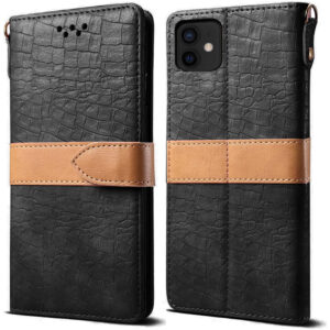 For iPhone 12 Mini Case Leather Flip Wallet Cover FWC100