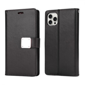 For iPhone 12 Pro Max Case Leather Flip Wallet Cover FWC117