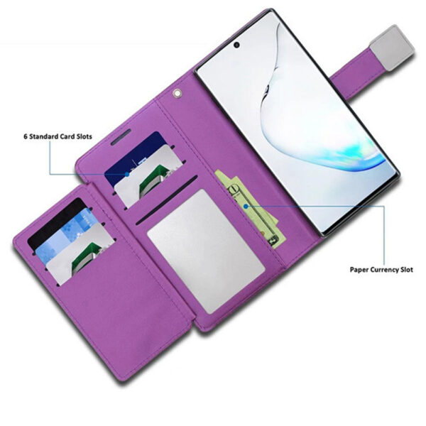 For iPhone 12 Pro Max Case Leather Flip Wallet Cover FWC117 - Image 4