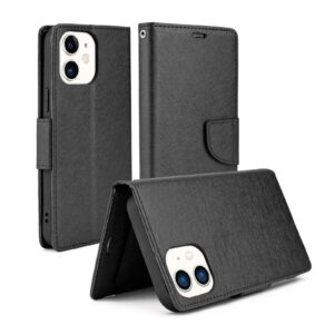 For iPhone 12 Case Leather Flip Wallet Cover FWC120
