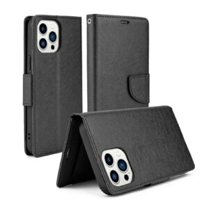 For iPhone 12 Pro Max Case Leather Flip Wallet Cover FWC120