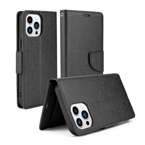For iPhone 12 Pro Max Case Leather Flip Wallet Cover FWC120