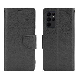 For Galaxy S22 Ultra Case Leather Flip Wallet Cover FWC120