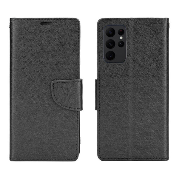 For Galaxy S22 Ultra Case Leather Flip Wallet Cover FWC120