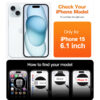 For iPhone 15 Case Leather Flip Wallet Cover FWC134 - Image 2